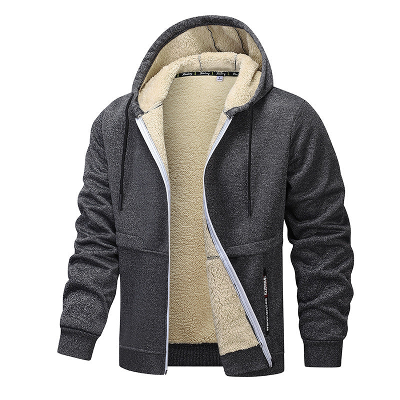 Men's Winter Warm Thicken Inner Fleece Hoodie