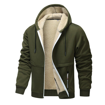 Men's Winter Warm Thicken Inner Fleece Hoodie